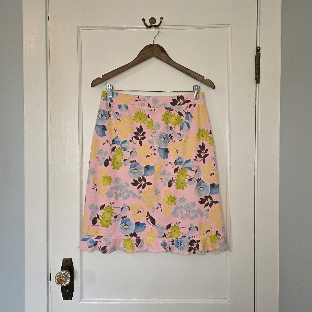 Fresh Produce Floral Skirt – Size S – Pink, Blue, Green, Brown - Picture 3 of 4